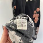 Brandy Melville Black Floral  Crop Tank OS Photo 4