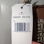 Tommy Hilfiger NWT  Brown Monogram Crossbody Handbag Purse Leather Photo 4