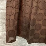 Loft  Brown Circle Skirt with Matching Belt Photo 1