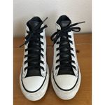 Converse Chuck Taylor ‎ Leather High Top Size 6 Black And White Photo 2