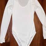 Nasty Gal Longlseeve white Bodysuit Photo 2