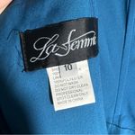 La Femme • Gown Formal Dress • Tulle Embroidered Rhinestones • Floral • Size 10 Photo 10