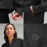 Lululemon Lightweight Bomber Jacket Cinch Hem Black Size XL NWT Photo 3