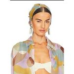 L'Academie  Aubrey Blouse and Bandana in Artist Palette Multi Color Photo 8