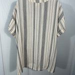 Wonderly  Black and Beige Short Sleeve Top Size XL EUC Photo 4