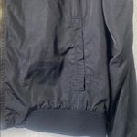 Old Navy Black Bomber Jacket with Gold Zipper Size XL Photo 4