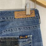 Seven7 Cropped Stretch Jeans Size 4 Medium Wash Photo 7