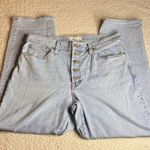 Madewell The Perfect Vintage Straight Button Fly Light Wash Jeans Photo 0