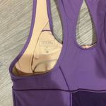 Athleta  Purple Engery Fitness Yoga Built in Bra Tank Top Size Small Photo 5