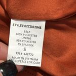 Sienna Sky  sz small cold shoulder summer dress lined elastic waist ties on side Photo 8