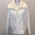 Regent Park reversible faux fur heavy winter jacket cream Size L Photo 0