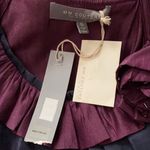 MM Couture by Miss Me Plum Sleeveless Silk Ruffle Top New With Tags Size Small Photo 4