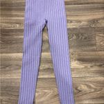 ZARA Purple Ribbed Leggings Size XS NWOT Tween Teen Photo 2