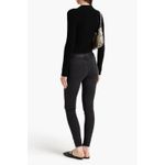 Frame Le Skinny de Jeanne Black High Rise Stretch Denim Jeans Size 26 Photo 1