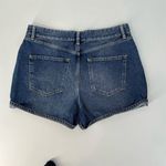 All Saints Helena High Waisted Cuffed Denim Shorts Size 30 Photo 4