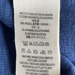 Free People  Emmy Lou Navy Blue Lace Up Tank Top Photo 5