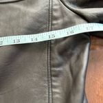 Andrew Marc Women's Black Leather Jacket Size XL Full-Length Sleeves Photo 9