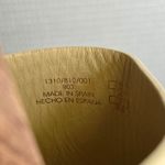 ZARA  Wood Platform‎ Clogs Sandals Size 39 Ivory Leather Slip On Shoes Photo 6