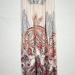 Honolulu Wahine Paisley Floral Maxi Dress Womens S Boho Hawaiian Beachy Casual White Photo 9