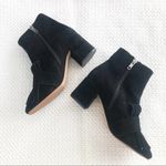 Steve Madden Steven  Shooter Black Suede Kilty Fringe Ankle Dress Boot 6.5 Photo 81