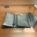 Victoria's Secret Victoria’s Secret Clutch Wristlet wallet Faux Black Leather Texture Quilt Y2K Photo 3