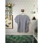 Stateside from Anthropologie Blue Stripe 100% Supima Cotton Top - Size - Small Photo 2