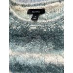 Alfani NWT! Teal Romance Antique White Textured Acrylic Wool Blend Sweater XL Photo 2