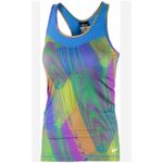 Nike Pro Hypercool Frequency Tank Medium Rainbow Blue Mesh Run Top Workout Photo 1
