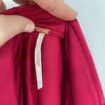 Free People  Sparkly Floral Lace V-Neck A-Line Mini Dress in Red Size 0 Photo 5