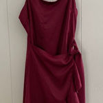 Princess Polly  Red Wrap Mini Dress Women’s Size 4 Adjustable Straps Ruffle Hem Photo 0