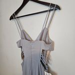 Fame and Partners x Free People Megan Maxi Dress Gray Cutouts Slits Sleeveless Photo 8