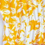 Eloquii NEW‎  yellow floral Dolman Sleeve Maxi Dress with Slit,20 Photo 13