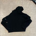 Black Hoodie Sweatshirt Pullover Design Size M Photo 5