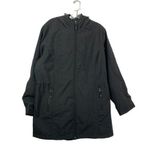 Below Zero by Rothschild Women's Double Layered Coat Black Size 1X Photo 0