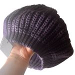 Club Monaco  Deep Purple Knit Hat Photo 6