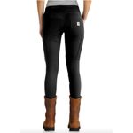 Carhartt Force Utility Black Knit Farm Thick Leggings Size S NWT C34 Photo 1