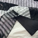 Gracia Black and Lavender pleated Maxi Skirt NWT Photo 5