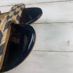 Tory Burch Lola Jute Sandals Woven Nautical Summer Boho Blue Heeled Navy Blue Photo 9