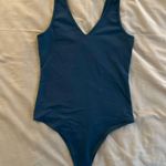 Abercrombie & Fitch Dark Teal Seamless Vneck Bodysuit Photo 0