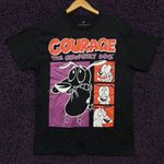 Ripple Junction Courage the Cowardly Dog Emotes Cartoon Network T-Shirt M Photo 0