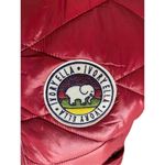 Ivory Ella  maroon burgundy puffer vest size Medium Photo 2