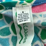 Sea Waves Vintage Retro 3 Piece Swim Suit Bathing Blue Size 6 Photo 7