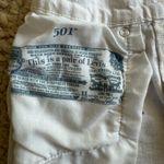 Levi's Levi’s 501 button fly white Denim Women Shorts Photo 2