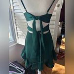 Angel Biba Elegant Green Sleeveless Dress Photo 1