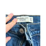 Abercrombie & Fitch Abercrombie Fitch The Ankle Straight Ultra High Rise Jeans Dark Wash Size 25 S Photo 3