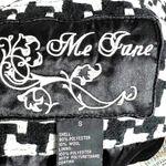 Me Jane  Houndstooth Trench Coat Jacket Size S Wool Blend Black White Photo 7