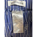 The Frankie Shop  Blue Striped High Rise Baggy Wide Leg Sleepwear Pajama Pants S Photo 3