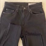 Rag and Bone  Black Cropped Ankle Jeans Photo 2