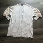 EXPRESS  White Lace  Crochet Long Sleeve Cardigan Size XL NWOT Photo 8