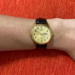 Citizen Womans stainless steel gold tone quartz japan movement water resistant Photo 0